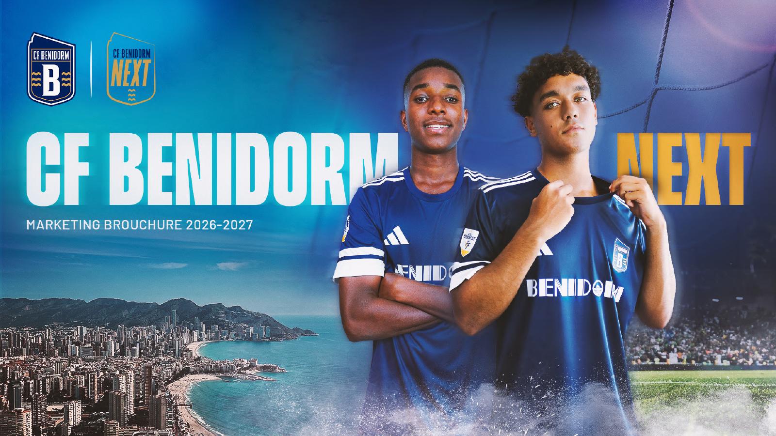 CF Benidorm NEXT 2026–2027 brochure cover